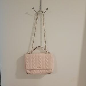 Kate Spade Blush Quilted Crossbody Bag